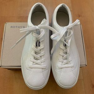 Rothy’s The Lace Up Sneaker - white